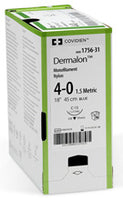 Nahtmaterial DERMALON* 3-0 BLU 45CM C14 X36