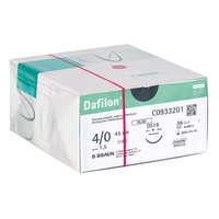 Nahtmaterial Dafilon DS 24 USP 2/0, 3metric, Fadenlänge 45cm