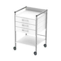 Variocar-Vielzweckwagen, weiß 4 Schubladen, 83cm hoch