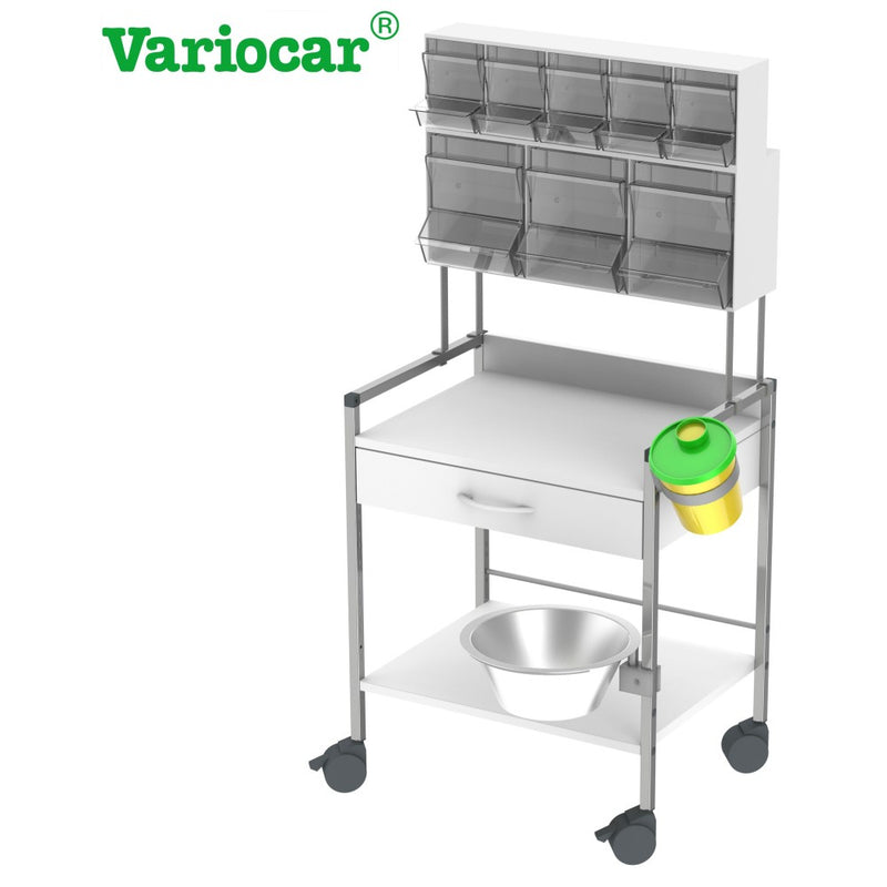 Variocar 60 Injektionswagen PicBox Plus, Farbe weiß