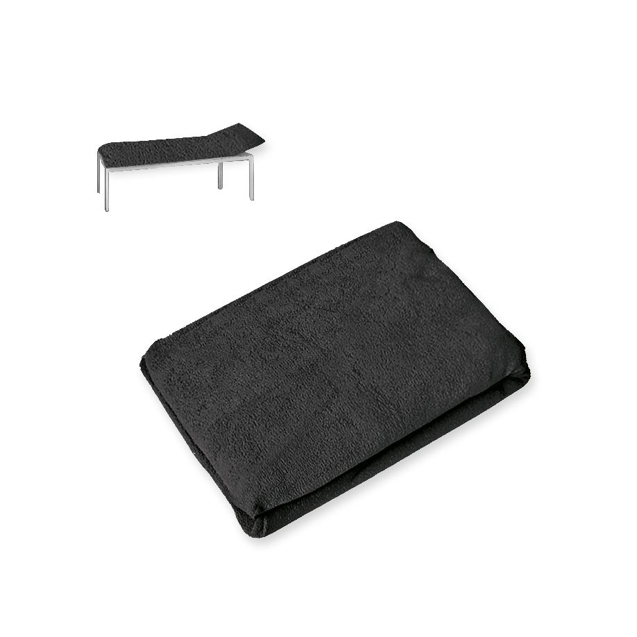 Deckchair cover black, 80x200cm