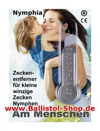 Nymphia, Zeckenentferner für kleine, winzige Zecken
