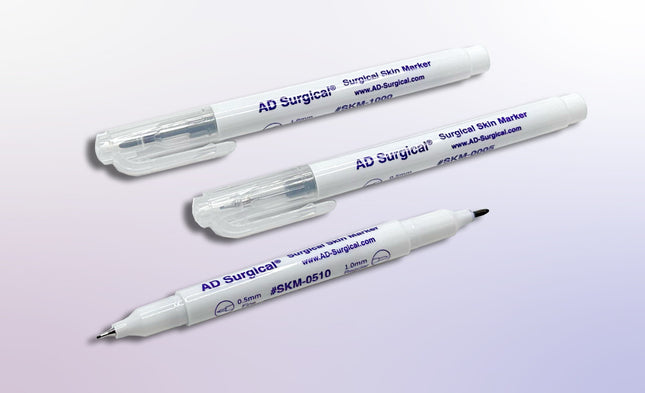 Skin marking pen, violet, sterile