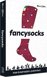 Relaxsan FANCY 810 – Patterned Unisex Cotton Socks with Graduated Compression 15-21 mmHg