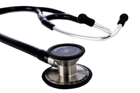 Stethoscope cardiophon 2.0 black, stainless steel