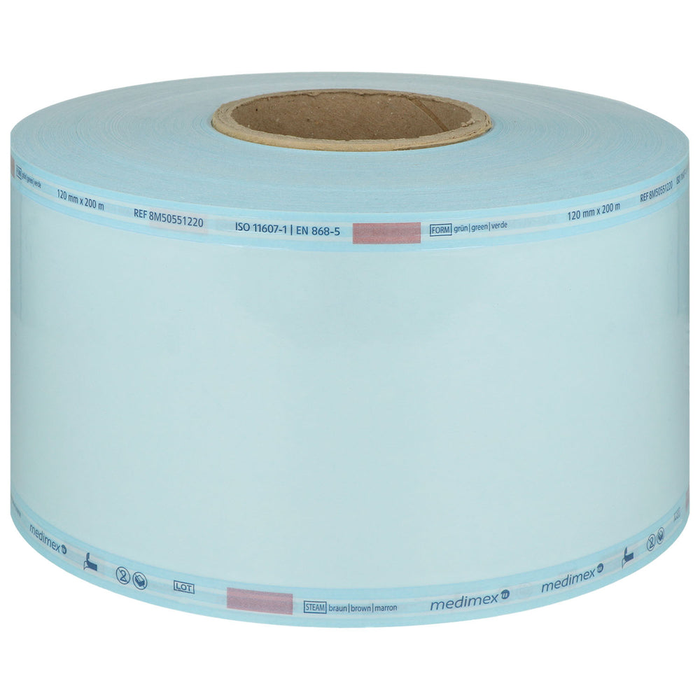 medimex clear tubing without gusset 120mm x 200m