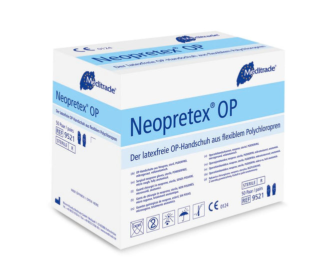 Neopretex OP-Handschuh aus Neopren, puder-u. latexfrei, Gr. 6