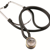 Dual-head stethoscope, tube black