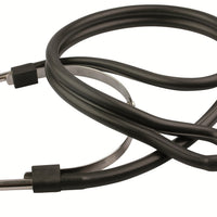 Dual-head stethoscope, tube black