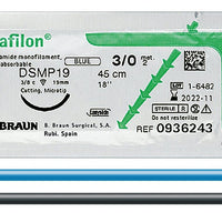 Nahtmaterial Dafilon DS 24 USP 3/0, 2metric, Fadenlänge 45cm