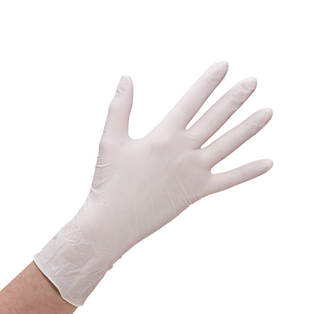 wiroMICROGRIP PF, Latex Handschuhe, weiß, S puderfrei